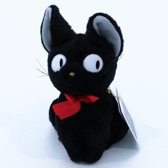 

Studio Ghibli Kiki s Delivery Service Jiji Sitting Medium Plush Toy Height 23cm