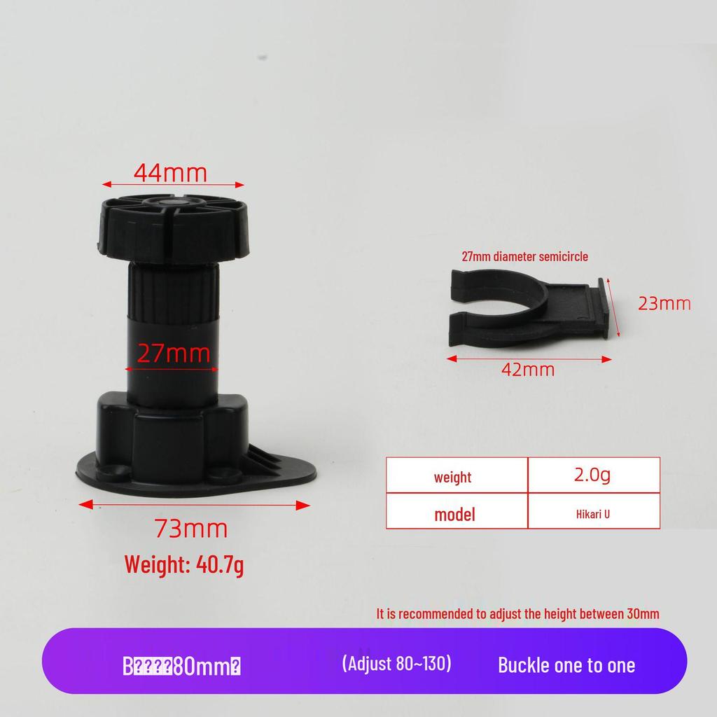 Adjustable Cabinet and Sofa Legs - Thickened ABS Plastic Support
