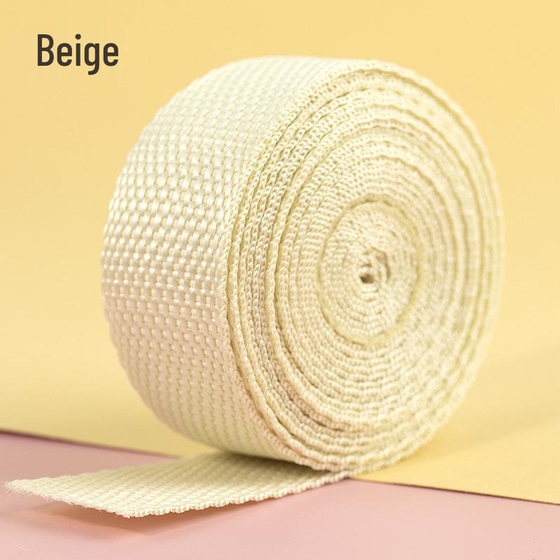 2.5 cm Colored Polypropylene & Nylon Webbing Backpack Strap | Flat Ribbon Handmade Accessories