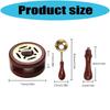 Easy to Use Sealing Wax Craft Set for Experts Wood Tool Included Smooth Operations