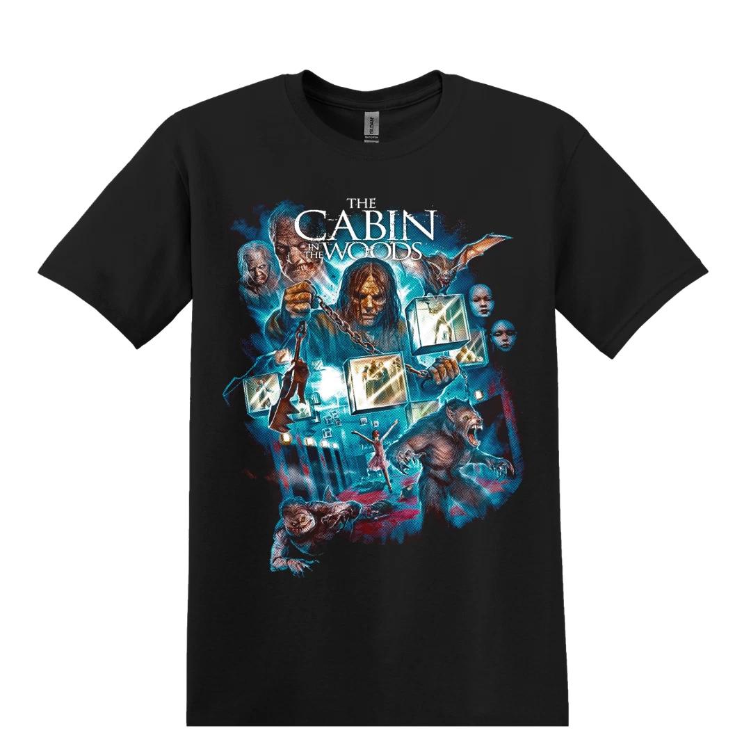 

The Cabin In The Woods Movie Horror T-Shirt Black S-3Xl XL