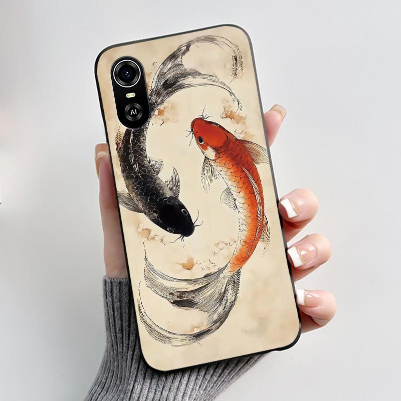 For ZTE Blade A31 Plus / BladeA31 Case Matte Black Aesthetic Luxury Cute Cool Boys Girls Pattern Casing Soft Silicone Back Cover