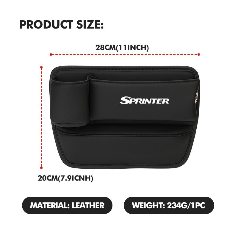 FFYE5 Car Seat Center Console Armrest Gap Filler Storage Box For Mercedes Benz W124 W203 VITO Sprinter Viano V-Class R-Class Citan