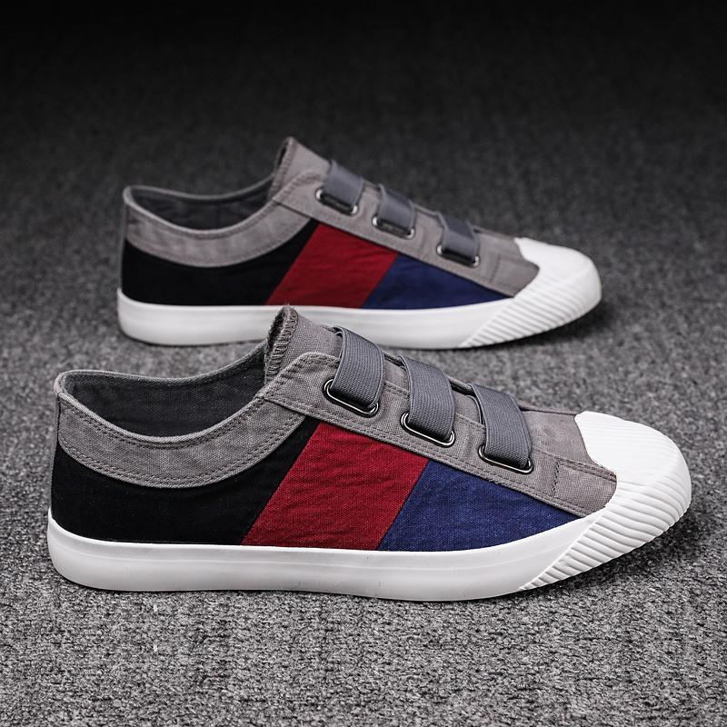 Cloth shoes 2025 summer new fashion trend youth campus style student shoes soft sole lazy one pedal trendy shoes