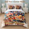 Bedding Set 1 Duvet Cover 2 Pillowcases One Piece Print Soft Bed Linen Bedroom Decor