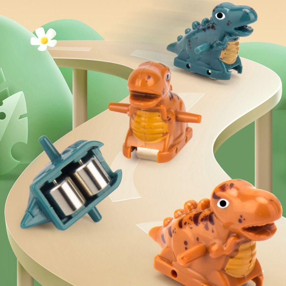 Music Dinosaurs Climbing Slide Plastic Cement Electric Slide Track Toy Car  Kids Toys