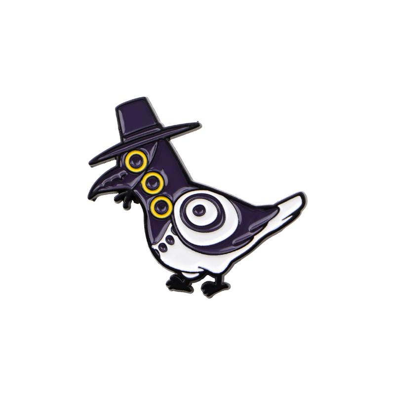 Мистический охотник на ведьм Эмалевый значок Фэнтези Девушка Команда Броши Сумка Одежда Значок на лацкан Женщина Мужчина Ювелирное изделие Подарок