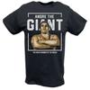 Andre The Giant Intimidation Black Tshirt