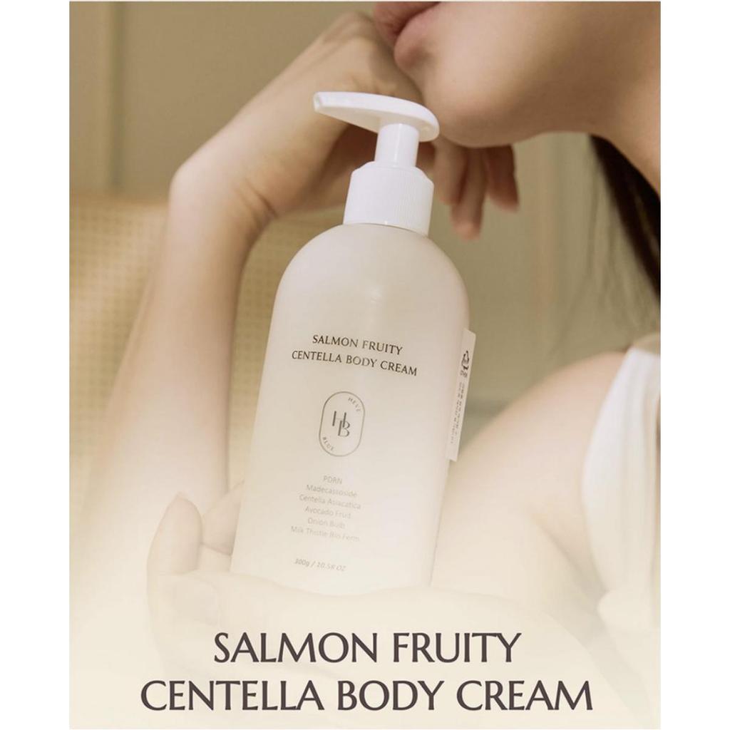 HEVEBLUE Salmon Fruity Centella Body Cream 300ml