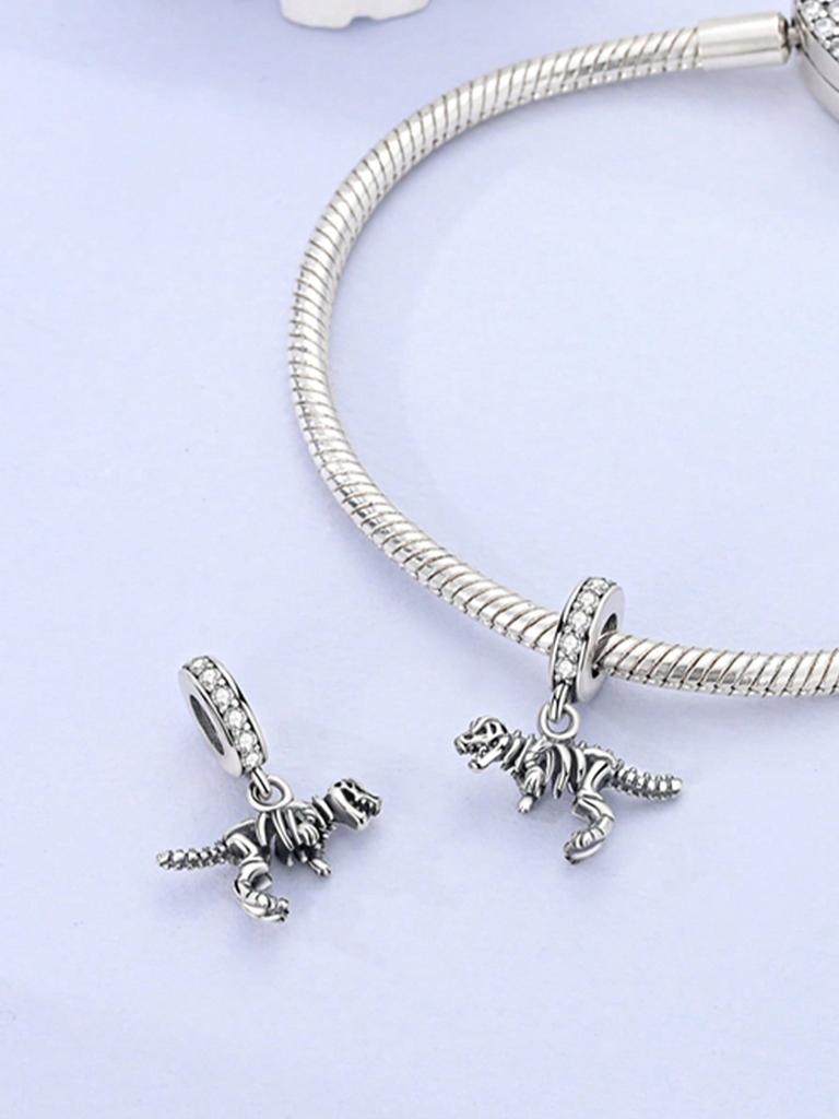 Charm Bead Charms Plata copper Colors Dinosaur Cat Bead Charms Charm Pendant for Authentic Bracelets for Women Do It Yourself Jewellery Love Gift