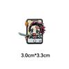 Demon Slayer Anime Brooch Q-Version Alloy Badge Tanjiro Nezuko Zenitsu for Clothes Bags
