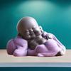 Creative Little Ceramic Maitreya Happy Buddha Sculpture Figurine Ornaments,