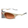 Oakley Full Frame Design Oval Sunglasses Men's White