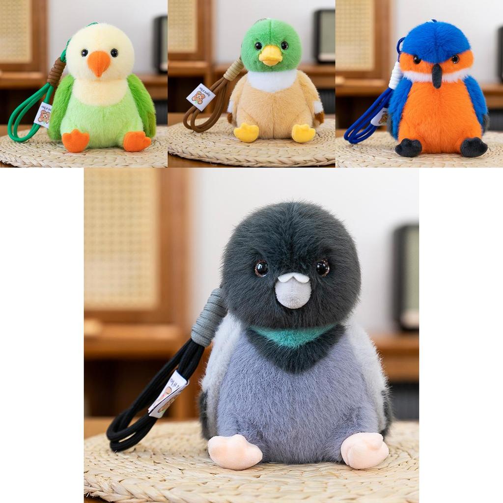 Mallard Dove Parrots Passer Montanus Alcedo Atthis Plush Doll Toy Pendant For Collectors And Gift Enthusiasts