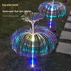 Colorful Solar Fiber Optic Jellyfish Garden Light - Outdoor Lawn and Courtyard Decoration