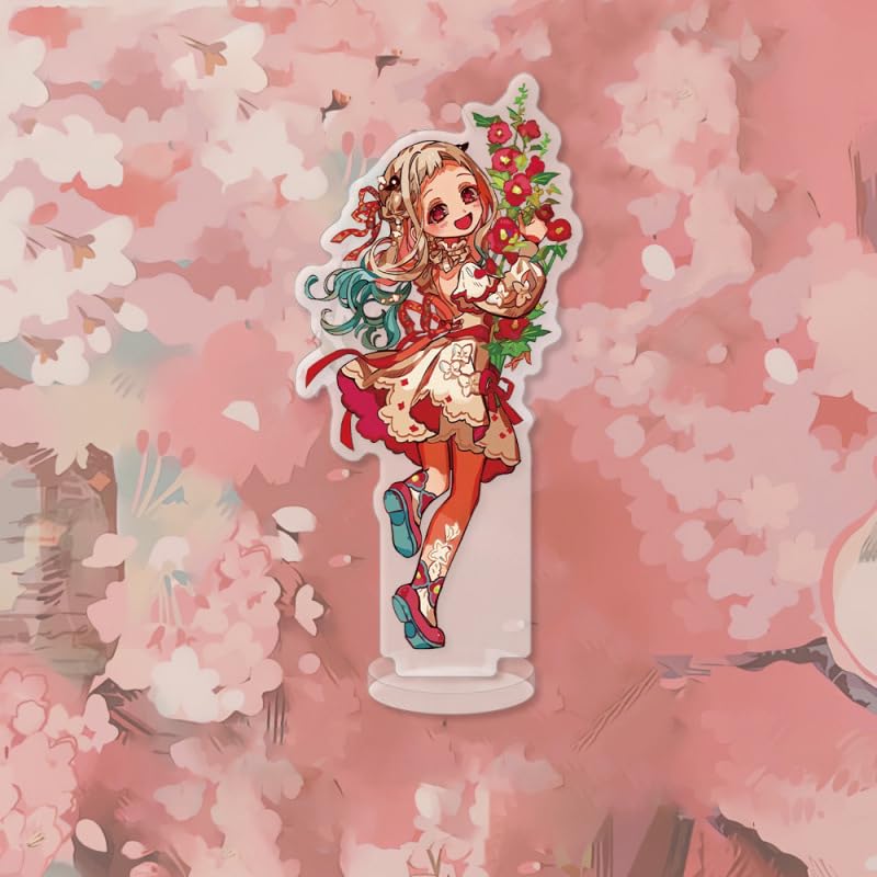Set of 2 Toilet-Bound Hanako-kun Acrylic Stands with Pedestal for Decoration, Cute, Small Items, Cosplay Props, Moe Goods, Birthday Presents
