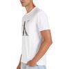 Calvin Klein Ss23 Reissue Tricou cu mânecă scurtă și gât rotund cu imprimeu cu litere Seria 90 Bărbați Tricouri Alb 40IC808-540