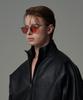 Maeteupeojeu Mp-10 Titanium Red Sunglass Silver