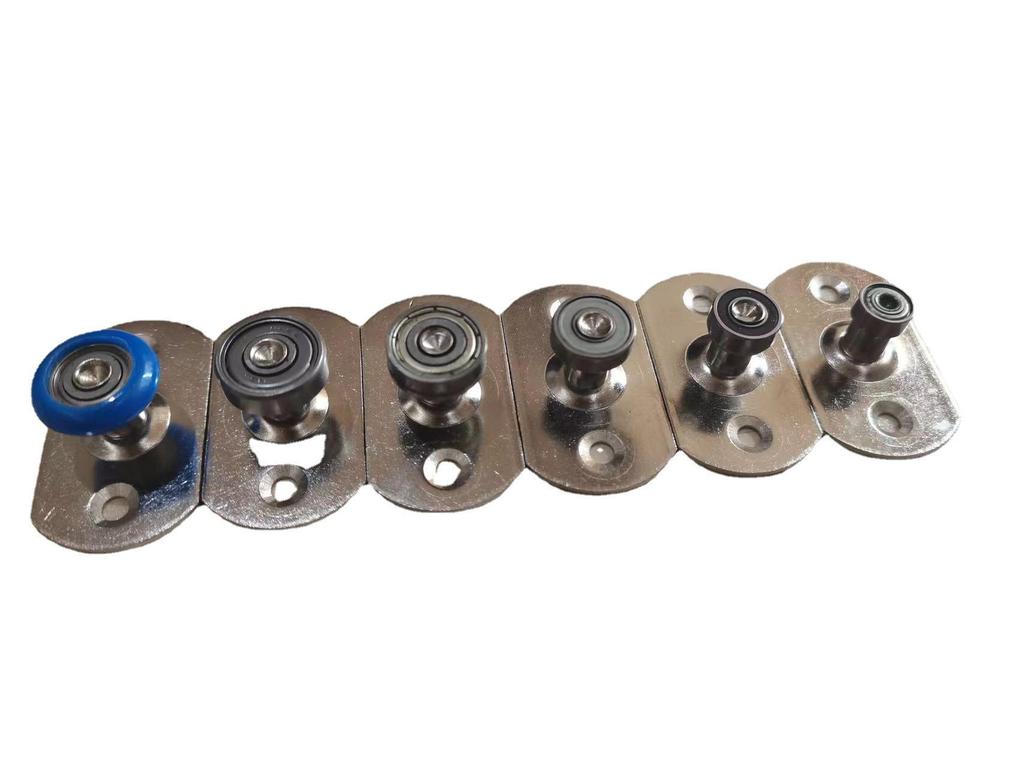 Stainless Steel Sliding Door Positioner: Anti-Swing Wardrobe Push-Pull Bearing Accessory