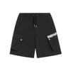 Anti-Wu Series Printed Letter Loose Sports Casual Shorts Men Bottoms Black AKSS603-2