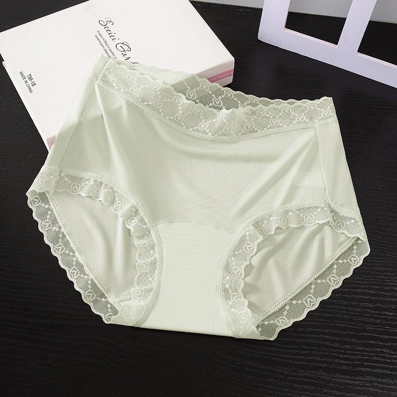 

Ladies Spring and Summer Light and Thin All Kinds of Breathable High Bounce No Trace of Hip Waist Underwear XXL зелёный