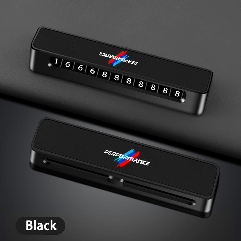 CMU2 Car Temporary Parking Card Phone Number Card Plate For BMW M Performance F20 F40 F22 F30 E90 F32 F06 F07 F46 E60 M5 Accessories