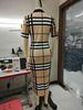 2025 European Autumn/Winter V-Neck Long Sleeve Printed Sexy Dress for Women