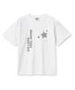 Leijimeli Dures 20-Count Cotton Oversized Short Sleeve T-Shirt White