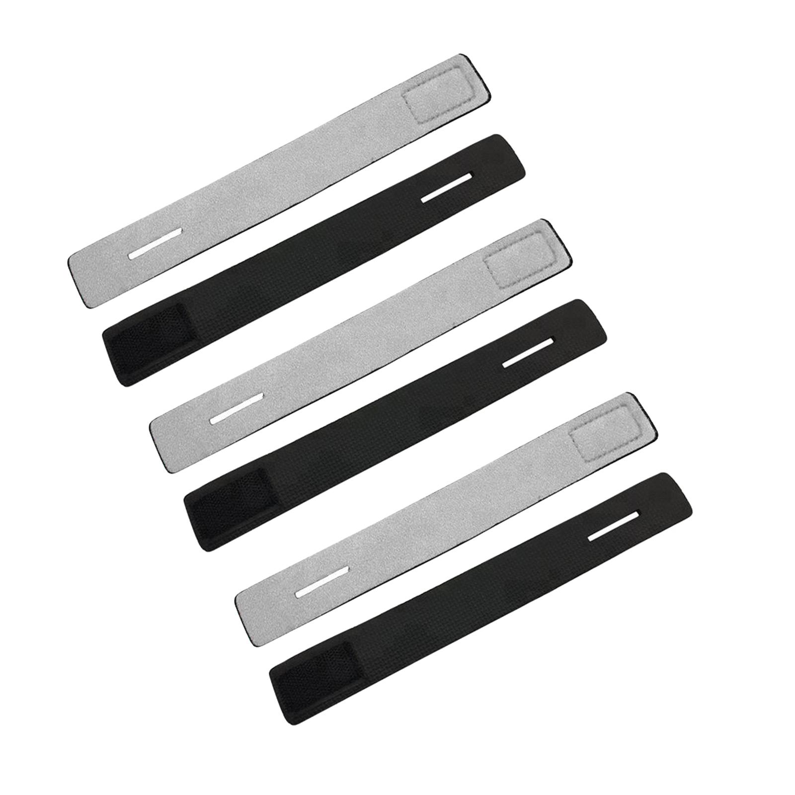 

6 шт. ремень для удилища эластичный ремешок для обертывания удилища эластичные стяжки для удилища ремешки для удилища регулируемые стяжки для удилища серый