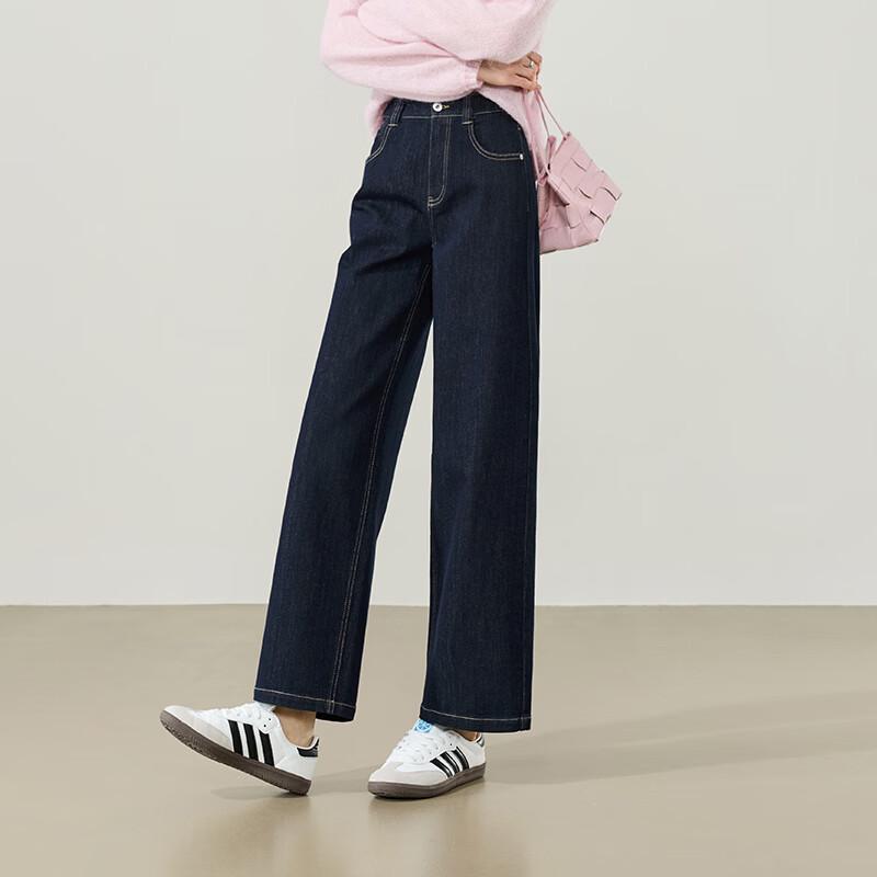 ESE-Y Women s 2026 Spring Slim Fit Cropped Straight Leg Jeans 29