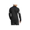 Adidas SS25 Sports Leisure Series Comfortable Soft Slim Fit Long Sleeve T-Shirt Men Tops Black JW7567