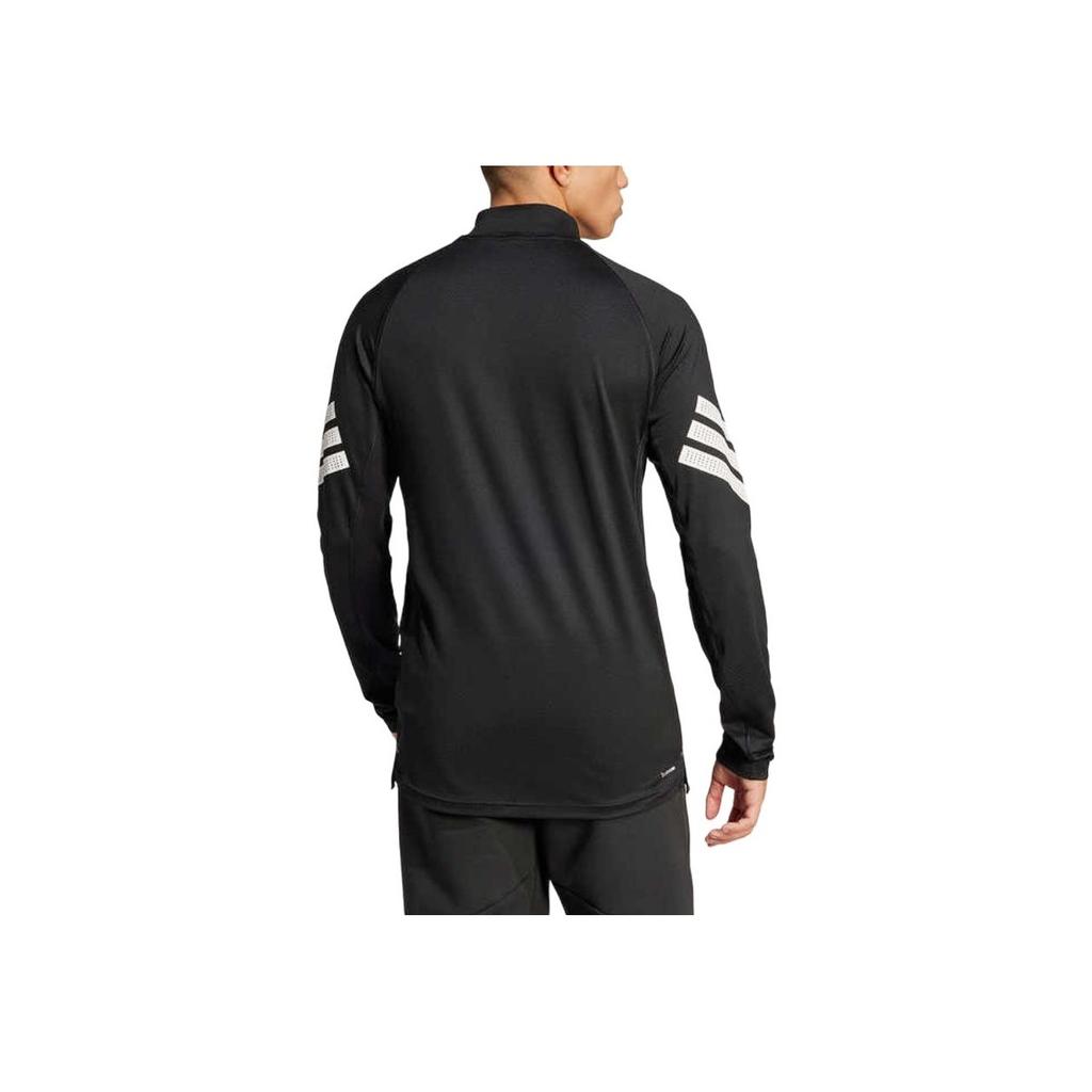 Adidas SS25 Sports Leisure Series Comfortable Soft Slim Fit Long Sleeve T-Shirt Men Tops Black JW7567
