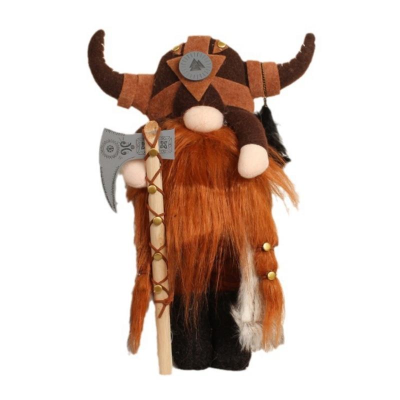 

Nordic Dwarf Doll Model Figure Statue for Fireplaces Desk Ornament Festival Celebration Home Shelf Display Decors 1