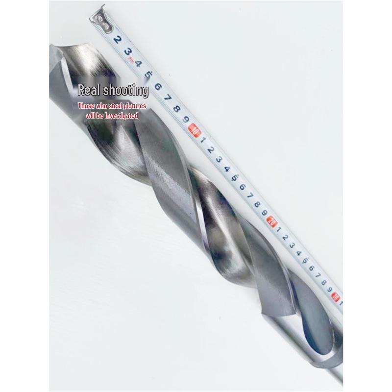 Harbin Extra Long Superhard Twist Drill Bit - Extended Taper Shank, 24-27mm, for Deep Hole Drilling Lathe