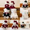 Gift Valentines Day For Brides Wedding Angel Bear Plush Doll Wedding Decoration