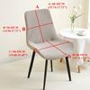 Jacquard Curved Chair Cover Anti-slip Stretch Dining Chair Covers All-inclusive Furniture Protector Funda Silla Housse De Chaise