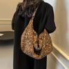Yogodlns Large Leopard Shoulder Bags Women Fashion Big Packages Lazy Style Hobo Bags Autumn And Winter Leisure Or Travel Bags