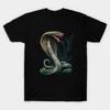 Lifelike Snake- Cobra Printed T Shirt. New 100% Cotton Short Sleeve O-Neck T-shirt Casual Mens Top - Men's Summer Cotton Grap...