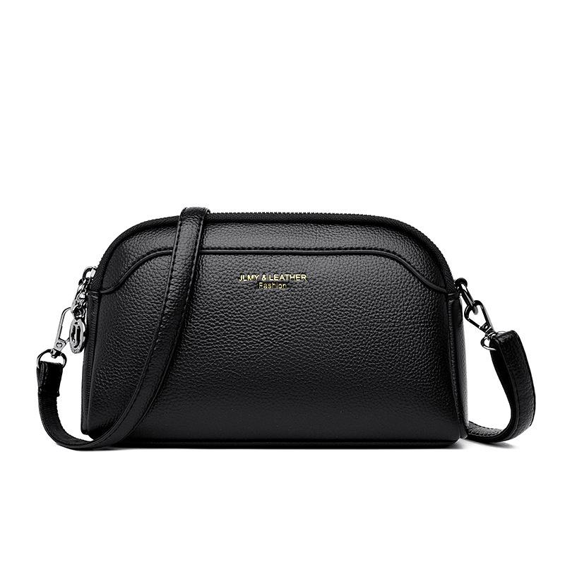 Kleine quadratische Tasche, Kleine Tasche, Weiche Tasche für Pendler, Einzelner Schultergurt, Crossbody-Tasche