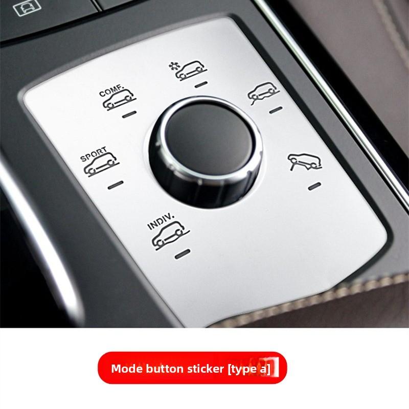 Suitable for Mercedes-Benz ML350 Interior GL400 GLE320 GLS Multi-function Mode Adjustment Protection Button Sticker Modification