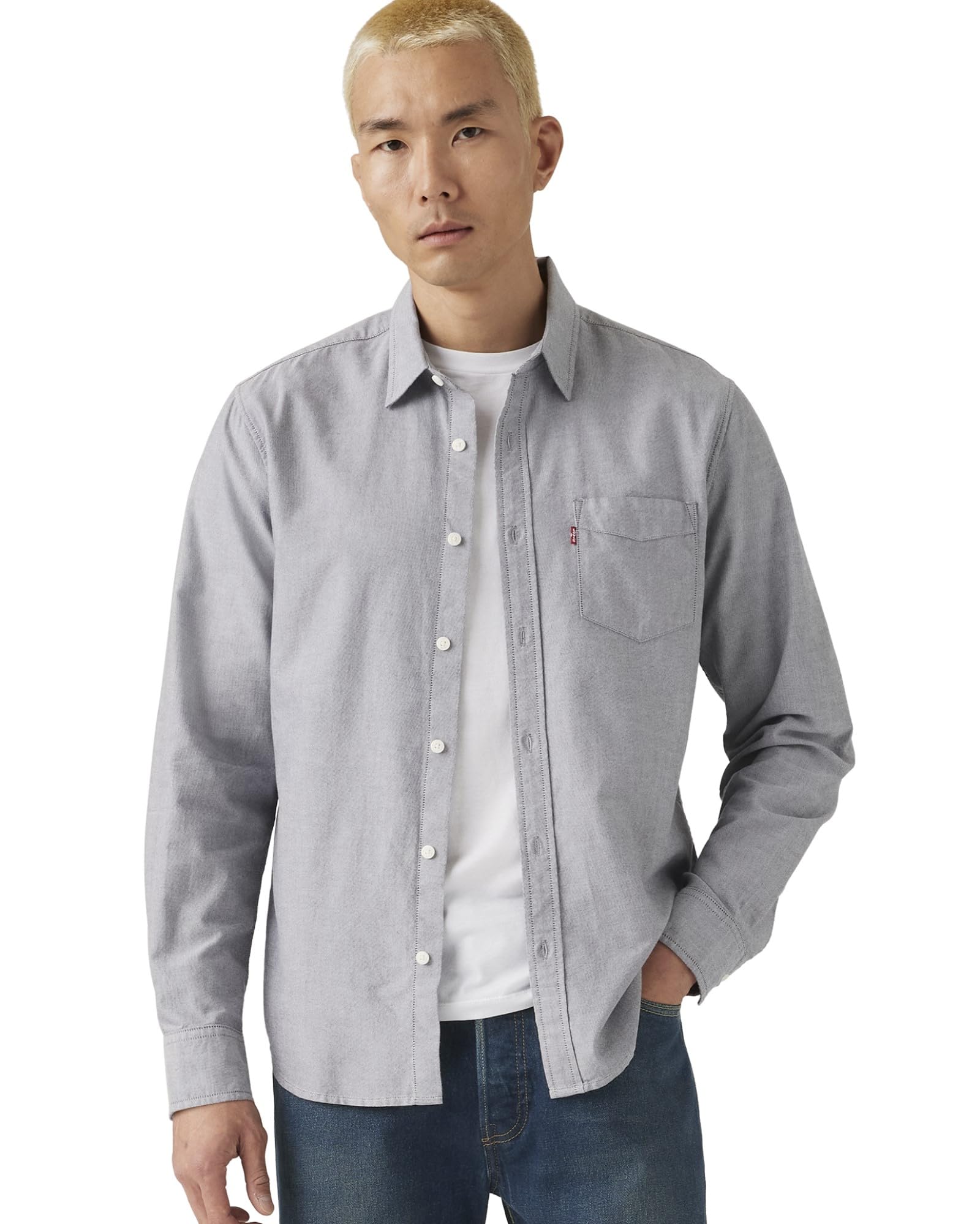 Levi s CLASSIC ONE POCKET STANDARD SHIRT long sleeve men s 85748-0358 US XS