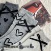 Warm Thickened Wool Socks Women Winter Socks Solid Heart-shaped Mid-Calf Sock Casual Snow Boot Floor Cotton Sock Wife's Gift