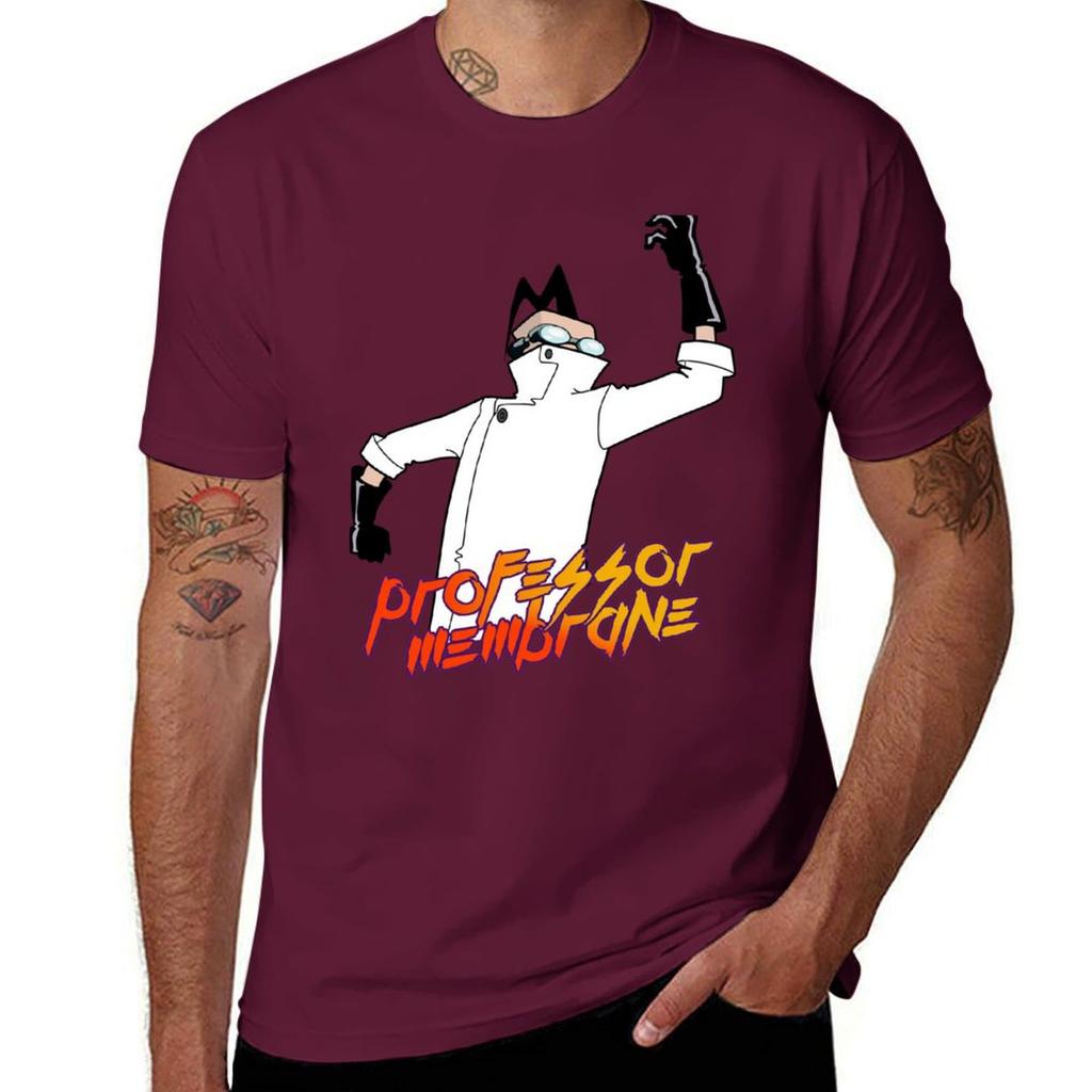 Professor Membrane T-Shirt Sports Fans Anime Clothes Cute Tops Short Sleeve Tee Heavy Weight T Shirts for Men