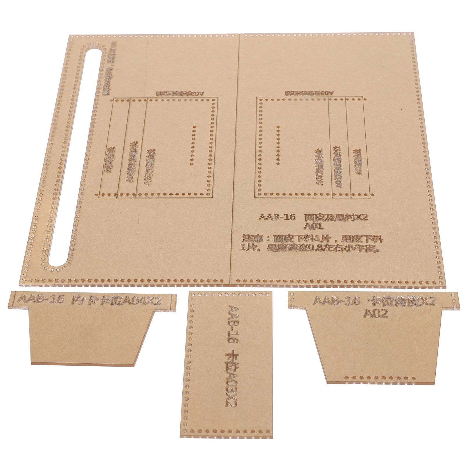 

4 шт. Акриловый шаблон сумки, шаблон сумки своими руками, ручная длинная сумка, кошелек