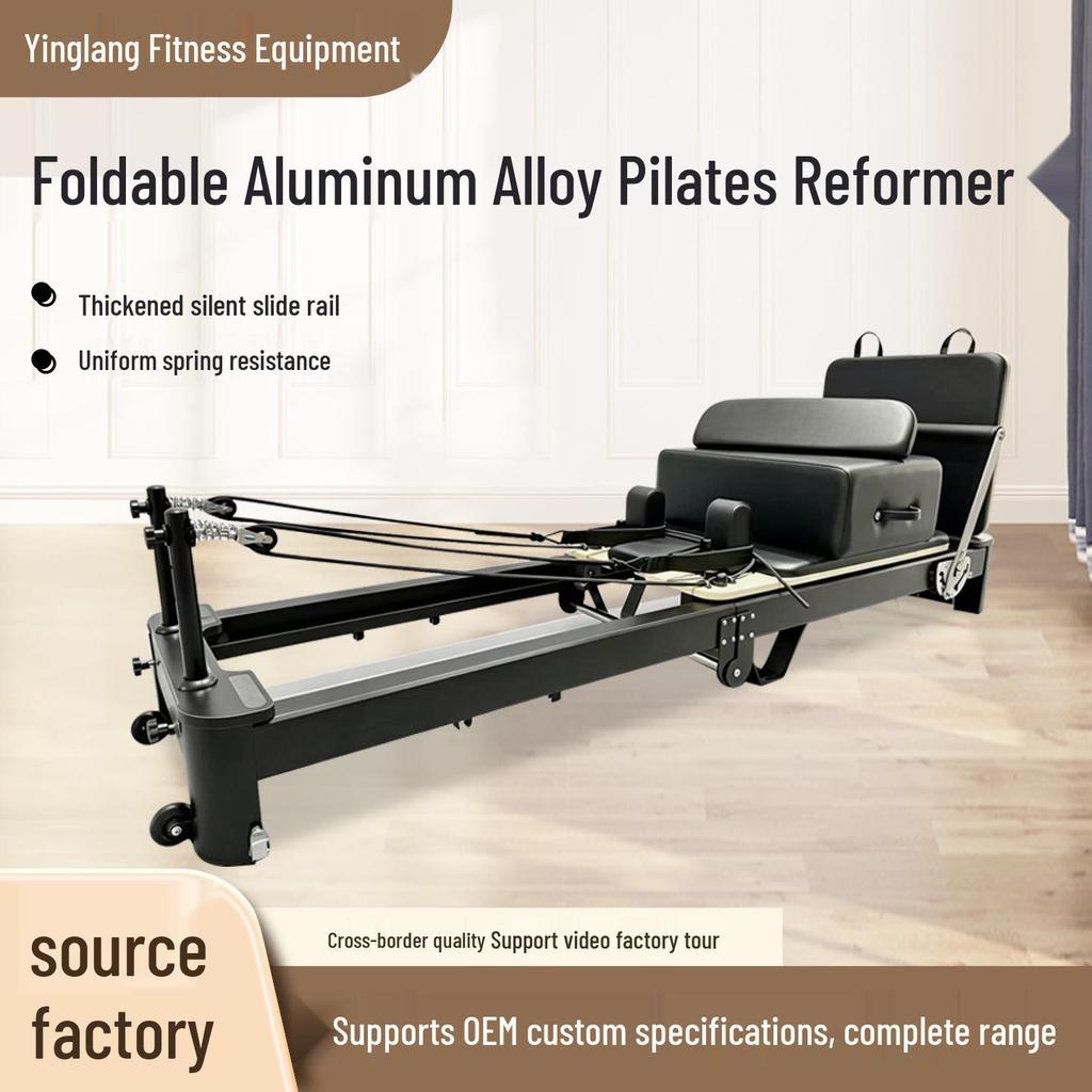 Aluminum Alloy Folding Pilates Bed for Private Yoga and Weight Loss Studio