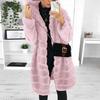 Women's Winter Mid-Length European & American Slim Faux Fur Coat