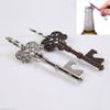Vintage Metal Key Shaped Bottle Opener Keychain for Bars and Parties