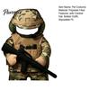 Doggy Hero Costume Dog Tactical Soldier Costume, Halloween Military Pet Outfit, Harness Gift for Lovers Uniform with Hat, Funny Cosplay Outfit