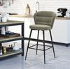 Bar Stool Losanna Green Set 2 Pz Cm 52X59X108