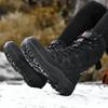Men Tactical Boots Waterproof Hunting Hiking Shoe Lace Up Desert Unisex Army Boot Women Motorcycle Climbing Shoes Zapatillas